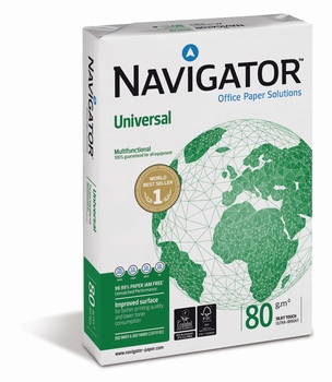 Navigator kopieerpapier Universal A4 80 grams 500 vel wit