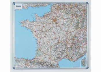 Nobo Magnetische wandkaart Frankrijk