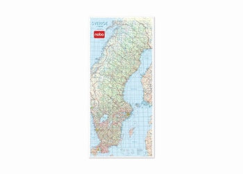 Nobo magnetische wandkaart Zweden