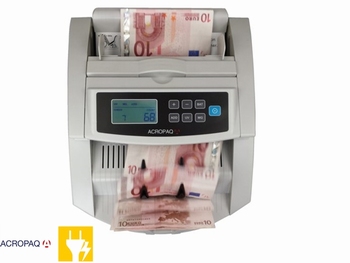 Geldtelmachine ACROPAQ F9 voor biljetten + valsgelddetectie