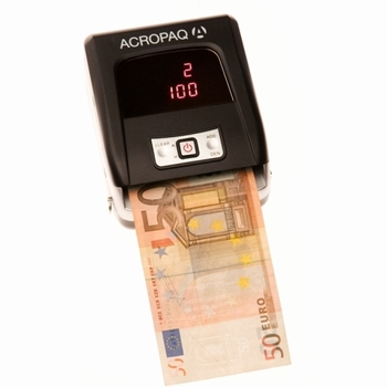 ACROPAQ AT-110 WM Euro Tester Valsgeldetector