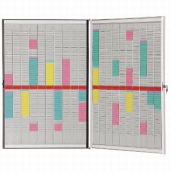 Nobo Planbord met T-kaarten Vouwbaar frame en Accessoires