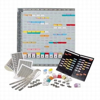 Nobo Planbord met T-kaarten Professionele Planner 12 kolom