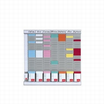 Nobo Planbord met T-kaarten Weekplanner 8 kolom 24 sleuf