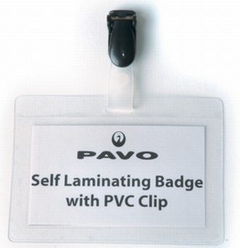 Badges zelf laminerend 54x90 mm  25 stuks