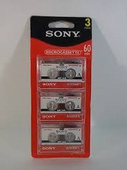 Sony Microcassettes MC-60 60 minuten ( pak 3 stuks )