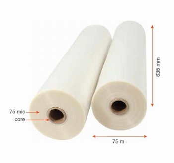 PAVO lamineerfolie A1 rol 37.5 micron 635 mm x 150 m (2 rol)