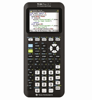 Grafische rekenmachine Ti-84 Plus CE-T Python Edition