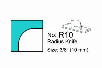 Rondhoekmes Regur Trimmit R-10 van 10.0 mm