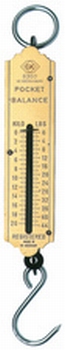 C.K. Veerweegschaal met ophanghaak van 0 tot 12.5 kg.