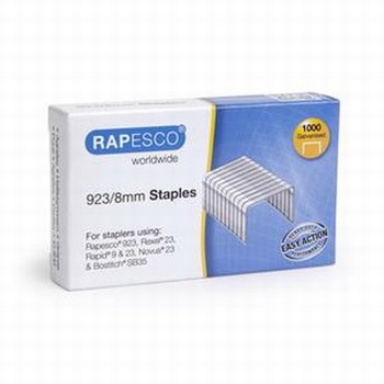 Rapesco 923/8 nieten voor blokhechter verzinkt 1000 stuks