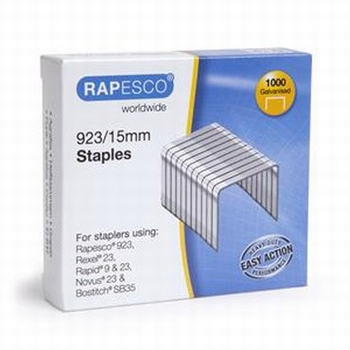 Rapesco 923/15 nieten voor blokhechter verzinkt 1000 stuks
