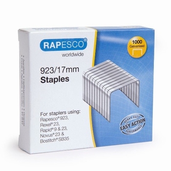Rapesco 923/17 nieten voor blokhechter verzinkt 1000 stuks