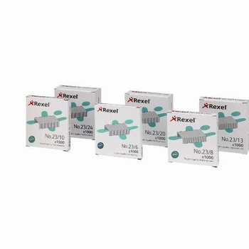 Rexel nieten 23/13 verzinkt 1.000 stuks