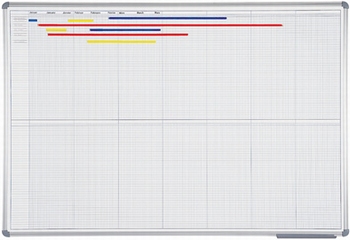 Maul Jaarplanner 14 maanden - 2x7 maanden - 100x150 cm