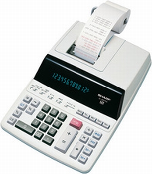 Sharp EL-2607  PG GYSE bureau - rekenmachine met telrol