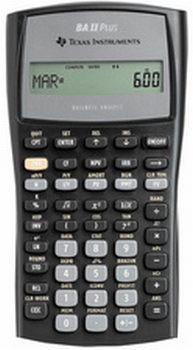 Texas Instruments TI-BA II Plus financiele rekenmachine