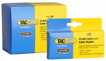 TACWISE kabelklemmen / Kabelnieten CT-60/14 mm verzinkt