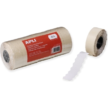 Agipa Prijstang etiketten 22 x 12 mm wit afneembaar o.a METO