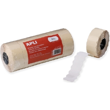 Agipa Prijstang etiketten 26 x 12 mm wit o.a. METO  6 rollen