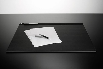 Sigel luxe bureauonderlegger Cintano X echt leder zwart