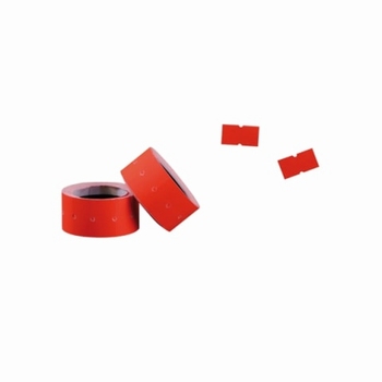 Ratiotec prijstang etiketten 21x12 mm oranje fluo  10 rollen
