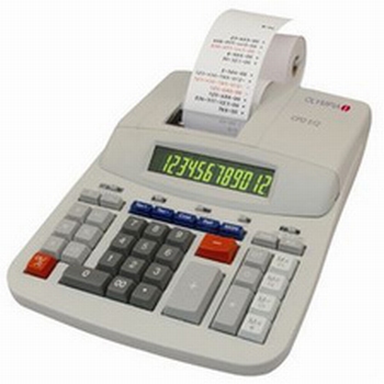 Olympia CPD-512 bureau-rekenmachine met telrol