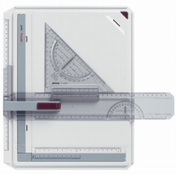 Rotring tekenplaat Rapid A3 in College koffer