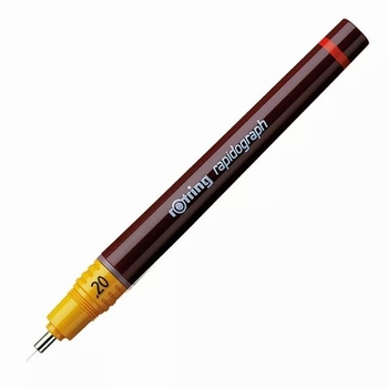 Rotring Rapidograph tekenpen navulbaar 0.20 mm