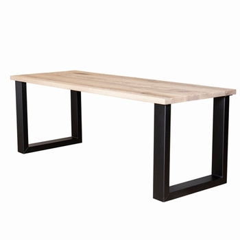 Vergadertafel Denver U-poot hout 200 x 100 cm