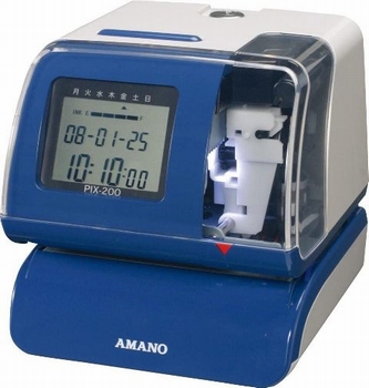 Amano PIX-200 elektrische tijd en datumstempel
