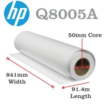 HP Q8005A Universal Plotterpapier inkjet A0 formaat 80 grams