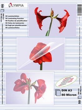Olympia lamineerhoezen A3 formaat 2x80 micron glanzend