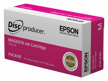 EPSON inkcartridge voor CD labelprinter PP 100 Magenta