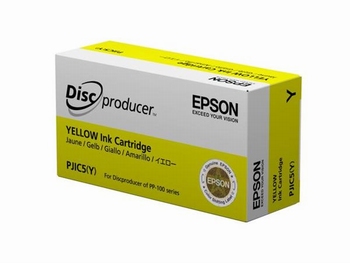 EPSON inkcartridge voor CD labelprinter PP 100 Yellow