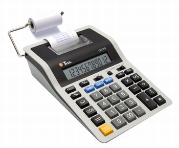 Twen bureau rekenmachine 120 PD met telrol