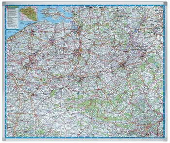 Landkaart Legamaster België 101x121cm