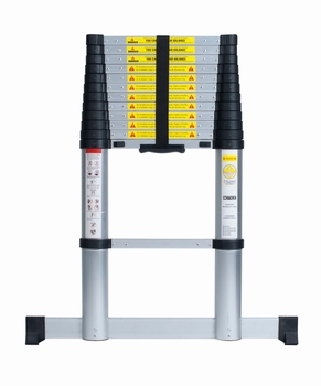 Telescopische ladder 3.80 m - 12 trede