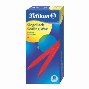 Pelikan Zegellak 60/10 rood - doos met 10 lakstaven