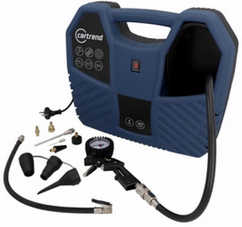 Cartrend KFZ-Koffercompressor, 8,5 bar, blauw