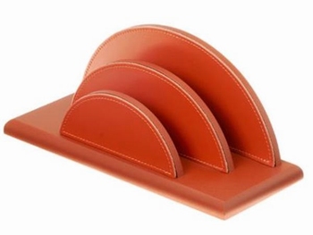 Pinetti brievenstandaard Smooth Leder Orange