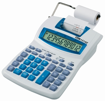 Ibico 1214X bureaurekenmachine met telrol