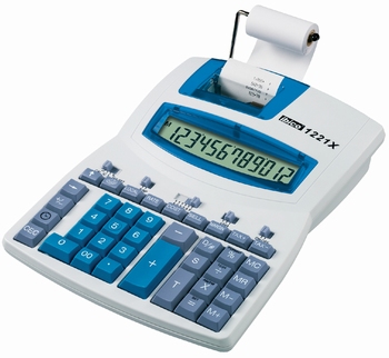 Ibico 1221X bureaurekenmachine met telrol