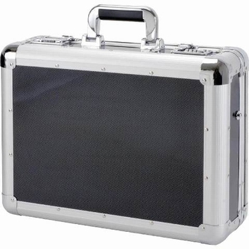Laptop koffer Alumaxx C-1 aluminium zilver-carbonlook