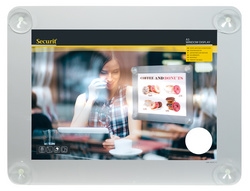 Securit Raamdisplay A4 - Grijs
