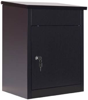 Phoenix Pakketbrievenbus PB0581BK zwart met 3 sleutels