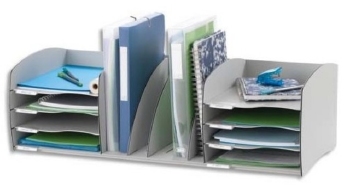 PAPERFLOW Desk-Organizer XL 8-vaks Grijs