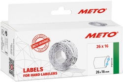 METO prijstangetiketten 22x12mm - 6 rollen - diepvries