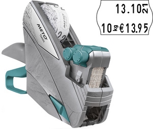 METO Prijstang Classic M 1626, 2-regels, 16-tekens