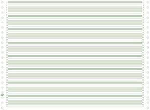 Computerpapier 11" x 380 mm 1-voud groene leeslijn 2000 vel